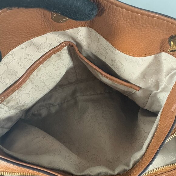 MICHAEL MICHAEL KORS JET SET LARGE CHAIN LEATHER SHOULDER TOTE BAG - Picture 10 of 14